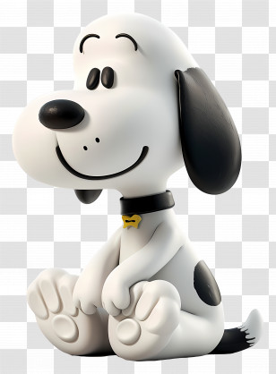 3d Snoopy - White Dog Cartoon Character Transparent PNG