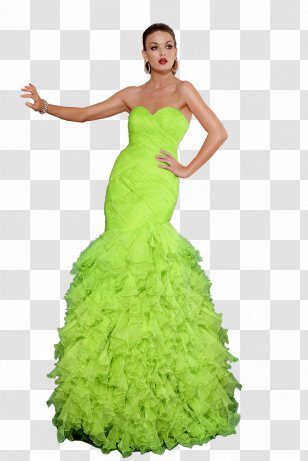 Painting Woman Gown Pink Prom - Joint Transparent PNG