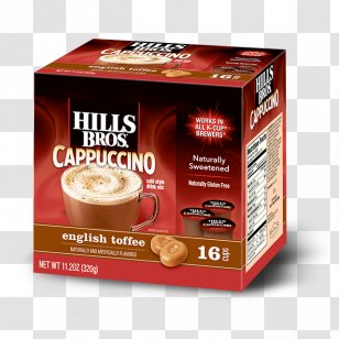 Cappuccino Instant Coffee Wiener Melange Cortado - Caffeine Transparent PNG