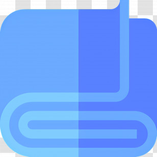 Quilt - Blue Blanket In Flat Style Transparent PNG