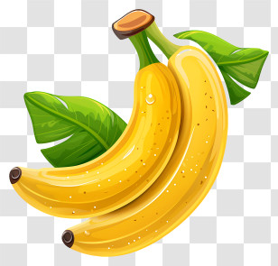 Banana Day - Bunch Of Fresh Bananas Transparent PNG