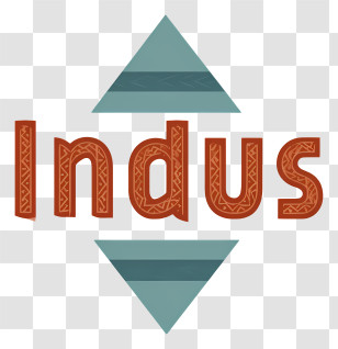 Indus Logo - Indus Geometric Logo Design Transparent PNG