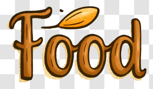 Food Logo - Food Text Logo Design Transparent PNG
