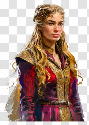 Game Of Thrones - Fantasy Royal Character Illustration Transparent PNG