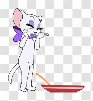 Toodles Galore - Cat Cartoon Tasting Food Transparent PNG