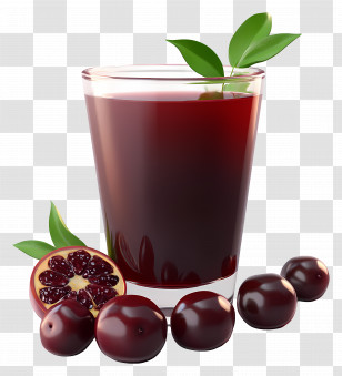 Kokum Juice - Refreshing Pomegranate Juice Transparent PNG