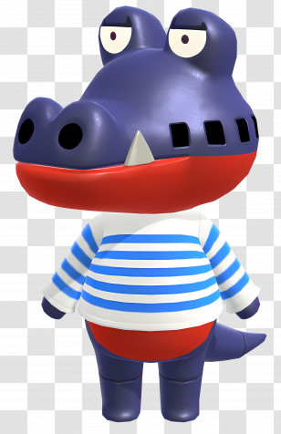 Del - Cartoon Alligator Transparent PNG