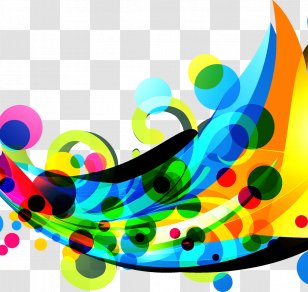Colorful Technology Background - Abstract Art - Decorative Arts Transparent PNG