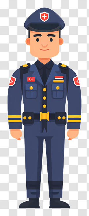 Turkish Police Uniform - Security Officer Uniform Transparent PNG