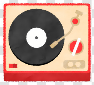Music - Retro Record Player For Nostalgic Music Transparent PNG