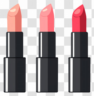 Lipsticks - Lipsticks In Various Shades Illustration Transparent PNG