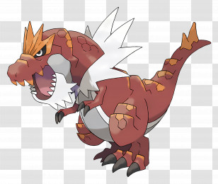 Tyrantrum - Fierce Cartoon Dinosaur Character Transparent PNG