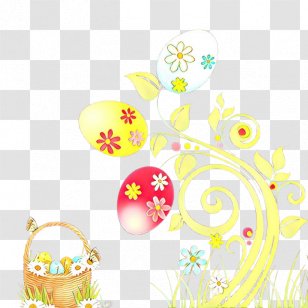 Clip Art Easter Egg Illustration Vector Graphics - Drawing - Flower Transparent PNG