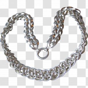 Chain Necklace Jewellery Silver Dog Transparent PNG