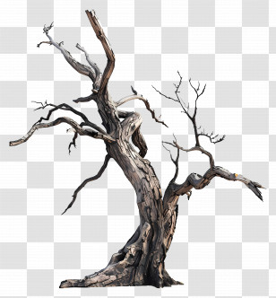 Dead Tree - Dry Tree With Dead Branches Transparent PNG