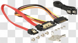Network Cables Serial ATA Computer Solid-state Drive Mobile Rack - Installation Transparent PNG
