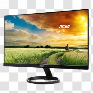 IPS Panel VGA Connector Digital Visual Interface Computer Monitors 1080p - Sky - Flat Display Transparent PNG