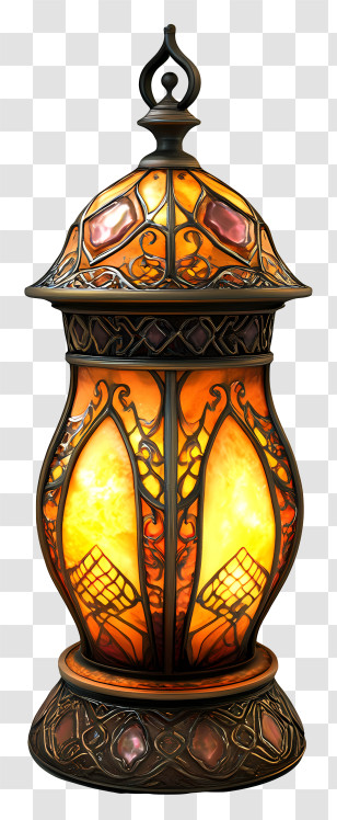 Eid Light - Ornate Decorative Lantern Transparent PNG