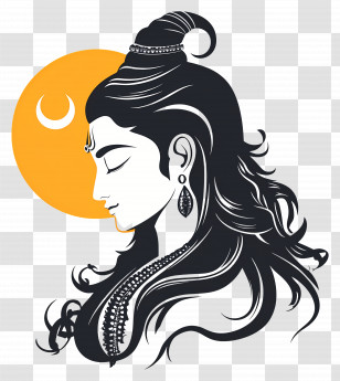 Maha Shivaratri - Shiva Silhouette Art Transparent PNG