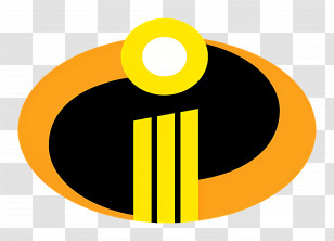 Incredibles 3 - Incredibles Superhero Logo Transparent PNG