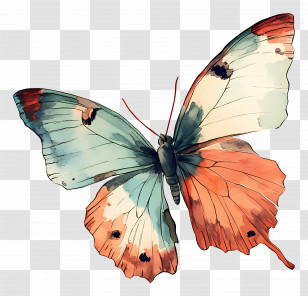 Flying Butterfly - Colorful Butterfly Transparent PNG