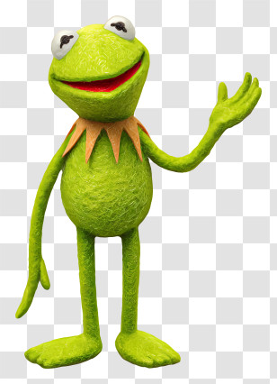Kermit The Frog - Green Frog Cartoon Character Transparent PNG