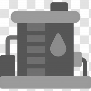 Oil Storage Tank - Industrial Oil Pump Transparent PNG