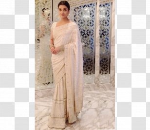 Sari Georgette Blouse Kalyan Jewellers White - Neck - Actor Transparent PNG