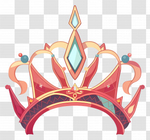 Tiara - Ornate Royal Crown With Jewel Details Transparent PNG