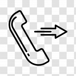 Phone Out - Outgoing Call Icon Transparent PNG