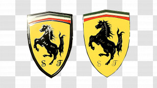 Ferrari Logo - Ferrari Logo With Prancing Horse Transparent PNG