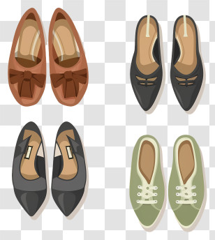 Shoe With Bow - Shoes Collection With Different Styles Transparent PNG