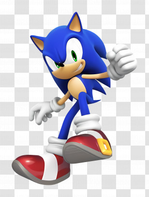 Sonic The Hedgehog - Sonic The Hedgehog Running Transparent PNG