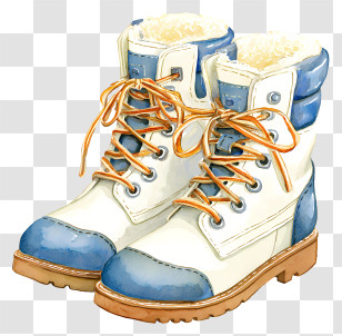 Winter Boots - Stylish Winter Boots Illustration Transparent PNG