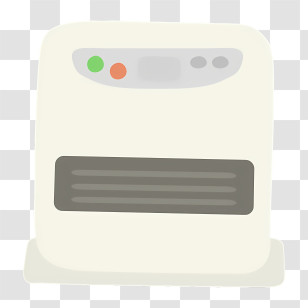 Icon - White Heater For Winter Warmth Transparent PNG