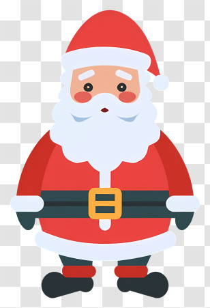 Santa Claus - Cute Cartoon Santa Claus Illustration Transparent PNG