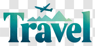 Travel Logo - Teal Travel Logo Transparent PNG