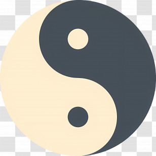 Yin Yang - Classic Yin Yang Symbol Transparent PNG
