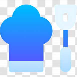 Chef Hat - Chef Hat And Spatula Cartoon Illustration Transparent PNG