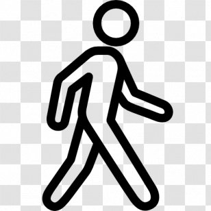 Walking Clip Art - Avatar - Minimal Transparent PNG