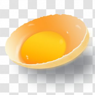 Chicken Yolk Eggshell - Yellow - Free To Pull The Broken Egg Shells Transparent PNG