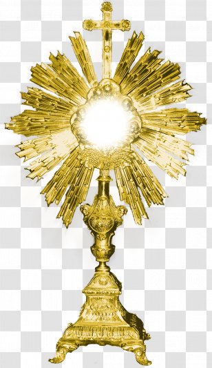 Monstrance Corpus Christi Eucharistic Adoration Transparent PNG