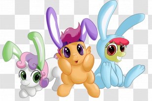 Easter Bunny Rabbit Bunnies And Rainbows Hare Avatar Dash! - Figurine - Ears Transparent PNG