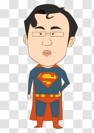 Superman Illustration Human Comics Cheek - Cartoon - Associates Pictogram Transparent PNG