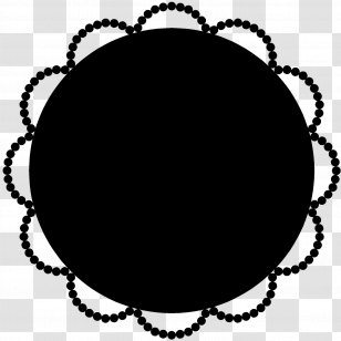 Paper Die Cutting Stencil Craft - Body Jewelry - Black Frame Transparent PNG