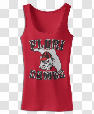 T-shirt Sleeveless Shirt Gilets - Husband - GEORGIA BULLDOG Transparent PNG