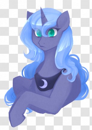 Horse Product Design Illustration Figurine - Electric Blue Transparent PNG