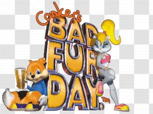 Conker's Bad Fur Day Nintendo 64 Banjo-Kazooie GoldenEye 007 Conker The Squirrel - Brand - Shorts Transparent PNG