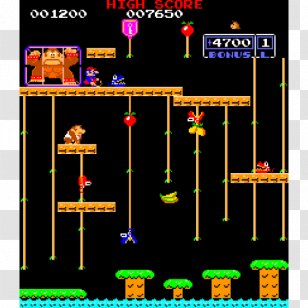Donkey Kong Jr. Country Super Mario Bros. - Area - Arcade Game Transparent PNG
