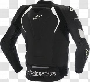 Leather Jacket Alpinestars Blouson - White Transparent PNG